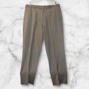 Pronto moda 100% Merino Wool Suit Pants Gray Size 40x45 (329)